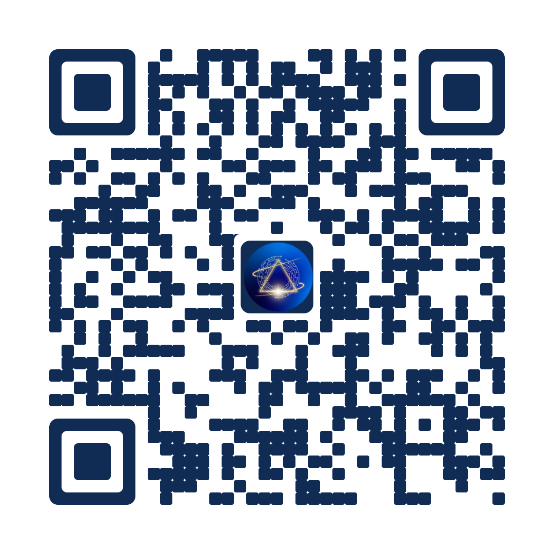 Branded QR code linking to the expo homepage
